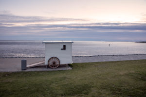 Beach wagons, bathing carts, beach, North Sea, Büsum Beach wagons, bathing carts, beach, North Sea, Büsum