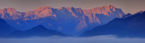 Deutschland, Bayern, Oberbayern, Werdenfelser Land, Zugspitzmassiv, Nebel, Deutschland, Bayern, Oberbayern, Werdenfelser Land, Zugspitzmassiv, Nebel,