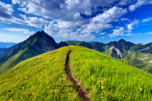 Germany, Bavaria, Allgäu, upper Allgäu, Allgäuer alps, Allgäuer main ridge, Alpelesattel, Höfats, Alpelesattel, Germany, Bavaria, Allgäu, upper Allgäu, Allgäuer alps, Allgäuer main ridge, Alpelesattel, Höfats, Alpelesattel,