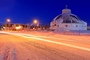 North America, Canada, Northwest Territory, Dempster Highway, Inuvik, Church North America, Canada, Northwest Territory, Dempster Highway, Inuvik, Church