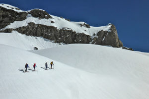 Italy, Piedmont province of Cuneo, Cottian Alps, Valle Maira Dora-Maira massif, ski tour, Monte Viraysse, 2838 m Italy, Piedmont province of Cuneo, Cottian Alps, Valle Maira Dora-Maira massif, ski tour, Monte Viraysse, 2838 m