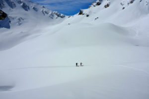 Italy, Piedmont province of Cuneo, Cottian Alps, Valle Maira Dora-Maira massif, ski tour, Monte Viraysse, 2838 m Italy, Piedmont province of Cuneo, Cottian Alps, Valle Maira Dora-Maira massif, ski tour, Monte Viraysse, 2838 m