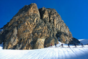 Italy, Piedmont province of Cuneo, Cottian Alps, Valle Maira Dora-Maira massif, ski tour, Monte Bellino Italy, Piedmont province of Cuneo, Cottian Alps, Valle Maira Dora-Maira massif, ski tour, Monte Bellino