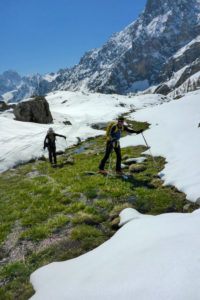 Italy, Piedmont province of Cuneo, Cottian Alps, Valle Maira Dora-Maira massif, ski tour, Monte Bellino Italy, Piedmont province of Cuneo, Cottian Alps, Valle Maira Dora-Maira massif, ski tour, Monte Bellino