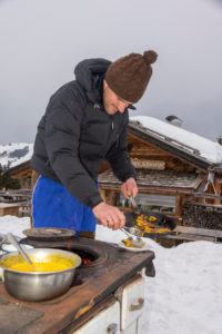 Italy, South Tyrol, Trentino Alto Adige, Dolomites, Seiser Alm, Alpe di Siusi, Mont Seuc, Schlerngebiet, Gostner Schwaige, gourmet kitchen, Franz Mulser, Kaiserschmarren Italy, South Tyrol, Trentino Alto Adige, Dolomites, Seiser Alm, Alpe di Siusi, Mont Seuc, Schlerngebiet, Gostner Schwaige, gourmet kitchen, Franz Mulser, Kaiserschmarren