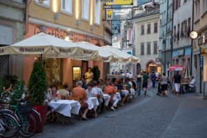 Italy South Tyrol Bozen old town Silbergasse Italy South Tyrol Bozen old town Silbergasse