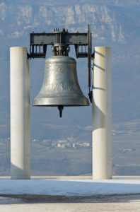 Italy Trentino Rovereto Peace Bell Campana dei Caduti e della Pace Memorial bell for those who died Italy Trentino Rovereto Peace Bell Campana dei Caduti e della Pace Memorial bell for those who died