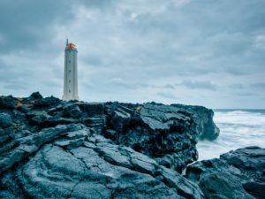 Malarrif Lighthouse (Malarrif Lighthouse), Hellnar, Snæfellsbær Vesturland, Iceland, Malarrifsviti, Snæfellsnes, Snæfellsjökull National Park, North Atlantic, Atlantic (Atlantic Ocean) Malarrif Lighthouse (Malarrif Lighthouse), Hellnar, Snæfellsbær Vesturland, Iceland, Malarrifsviti, Snæfellsnes, Snæfellsjökull National Park, North Atlantic, Atlantic (Atlantic Ocean)