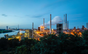 ThyssenKrupp Steel Europe, KBS - Schwelgern coking plant in Duisburg-Marxloh, Duisburg, Ruhr area, North Rhine-Westphalia, Germany, Europe ThyssenKrupp Steel Europe, KBS - Schwelgern coking plant in Duisburg-Marxloh, Duisburg, Ruhr area, North Rhine-Westphalia, Germany, Europe