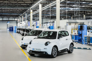 e.GO Life electric cars, assembly hall, e.GO Mobile, Aachen, North Rhine-Westphalia, Germany e.GO Life electric cars, assembly hall, e.GO Mobile, Aachen, North Rhine-Westphalia, Germany