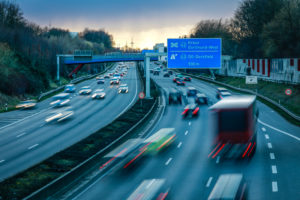 Rush hour traffic on the Ruhrschnellweg Autobahn A40, Dortmund, Ruhr area, North Rhine-Westphalia, Germany Rush hour traffic on the Ruhrschnellweg Autobahn A40, Dortmund, Ruhr area, North Rhine-Westphalia, Germany