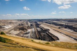 Juechen, North Rhine-Westphalia, Germany, RWE opencast lignite mine Garzweiler. Juechen, North Rhine-Westphalia, Germany, RWE opencast lignite mine Garzweiler.