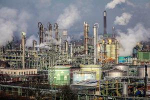 OXEA Ruhrchemie plant in Oberhausen, Ruhr area, North Rhine-Westphalia, Germany, Europe. OXEA Ruhrchemie plant in Oberhausen, Ruhr area, North Rhine-Westphalia, Germany, Europe.