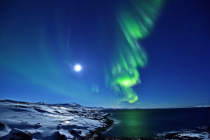Northern Lights near Lille fjord Northern Lights near Lille fjord