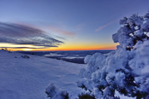 Winter landscape in Pallas Yllästunturi National Park Winter landscape in Pallas Yllästunturi National Park