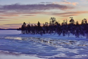 Winter landscape in Pallas Yllästunturi National Park Winter landscape in Pallas Yllästunturi National Park