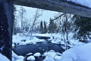 Winter landscape in Finland Winter landscape in Finland