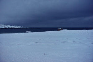 lonely house just before Honningsvag lonely house just before Honningsvag