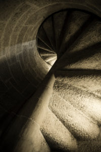 Treppenstufen in einem Turm Treppenstufen in einem Turm