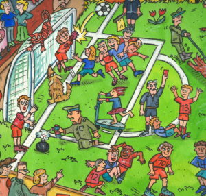 Illustration, soccer Illustration, soccer