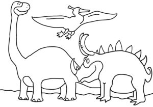 colouring picture, dinosaurs colouring picture, dinosaurs