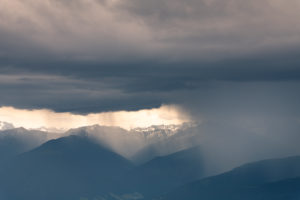 Thunderstorm over the Karwendel Mountains in Austria. Thunderstorm over the Karwendel Mountains in Austria.