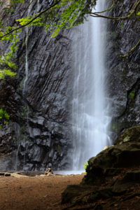The Cascade du Queureuilh waterfall is located near Mont Dore in Auvergne, Puy de Dome. France. The Cascade du Queureuilh waterfall is located near Mont Dore in Auvergne, Puy de Dome. France.