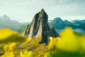 Segla Mountain, Oyfjord, Mefjord, Senja, Norway Segla Mountain, Oyfjord, Mefjord, Senja, Norway