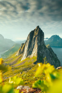 Segla Mountain, Oyfjord, Mefjord, Senja, Norway Segla Mountain, Oyfjord, Mefjord, Senja, Norway