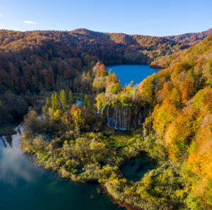 Autumn in Plitvice National Park in Croatia