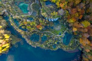 Autumn in Plitvice National Park in Croatia