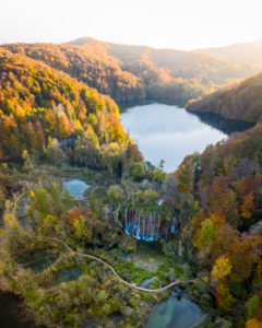 Autumn in Plitvice National Park in Croatia
