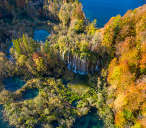 Autumn in Plitvice National Park in Croatia