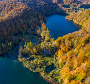 Autumn in Plitvice National Park in Croatia