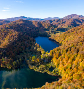 Autumn in Plitvice National Park in Croatia