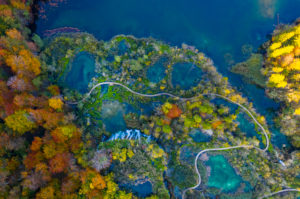 Autumn in Plitvice National Park in Croatia