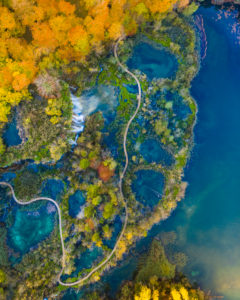 Autumn in Plitvice National Park in Croatia