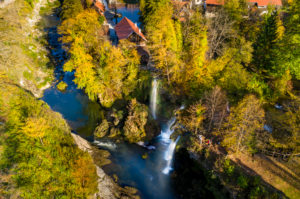 Autumn in Plitvice National Park in Croatia