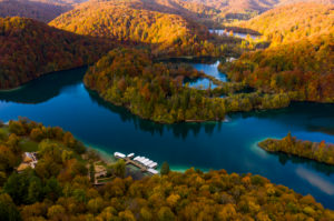 Autumn in Plitvice National Park in Croatia
