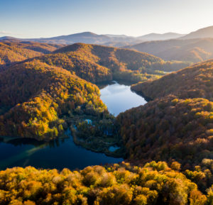 Autumn in Plitvice National Park in Croatia