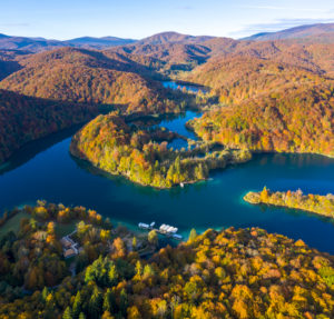 Autumn in Plitvice National Park in Croatia