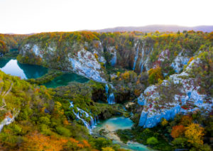 Autumn in Plitvice National Park in Croatia