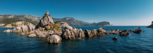 St. Nedjelja Church Orthodox church in Montenegro on the Adriatic Sea, Balkans