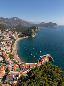 Petrovac in Montenegro on the Adriatic, Mediterranean, Balkans