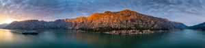cruise ship, Bay of Kotor, Perast in Montenegro on the Adriatic Sea