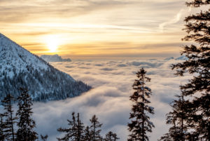 Wolkenmeer über dem Isartal Wolkenmeer über dem Isartal