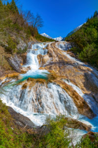 Wasserfall am Karwendelbach Wasserfall am Karwendelbach