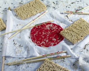 Flag, Japan, chopstick, travel, noodles, Still life, flag, in Japanese, fine Chinese noodles, Asian noodles, Basmatireis, fragrant travel, wild travel, food, carbohydrate, specialities, rods