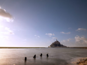 Le Mont-Saint-Michel bei Flut Le Mont-Saint-Michel bei Flut