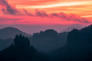 Sonnenaufgang, Sächsische Schweiz, Winterberg, Berge, Felsen, Sachsen, Deutschland, Nationalpark Sonnenaufgang, Sächsische Schweiz, Winterberg, Berge, Felsen, Sachsen, Deutschland, Nationalpark